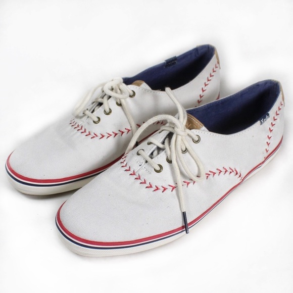 keds baseball stitch sneakers